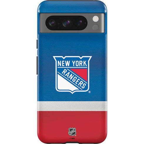 NHL New York Rangers Jersey Google Pixel 8 Pro Impact Case